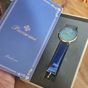 Pavaruni  Blue and Gold-tone Constellation Watch For Scorpio